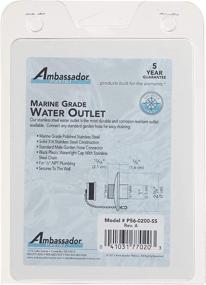 img 2 attached to 💧 High-Quality Ambassador Marine Water Outlet: 316 Stainless Steel Excellence