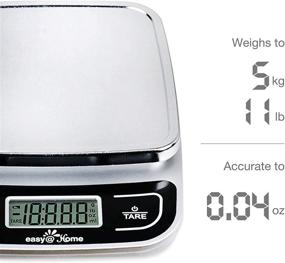 img 3 attached to 🥦 EKS-202 Digital Kitchen Scale Food Scale with High Precision, 11 lbs Capacity - Easy@Home Digital Multifunction Measuring Scale