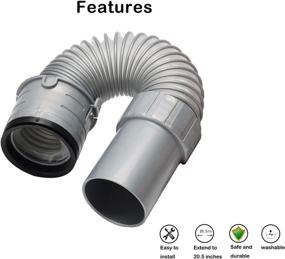 img 2 attached to 🔧 CGYGP Vacuum Parts Floor Nozzle Hose Compatible with Shark Navigator NV350, NV351, NV352, NV352C, NV352CFS, NV356, NV356E, NV357, NV370, UV440 - Efficiency Upgrade: Replace Part No.193FFJ