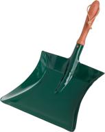 redecker dust pan – stained beechwood handle, dark green – 16-1/2 x 7-3/4 inches: efficient cleaning tool logo