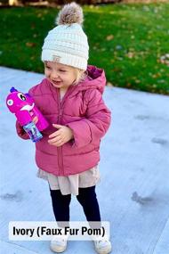 img 1 attached to H 6847 25 Winter Slouchy Toddler Beanie - The Perfect Boys' Accessory for Winter