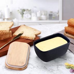 img 3 attached to 🏺 Revitalize Your Countertop with Nucookery Ceramic Covered Container