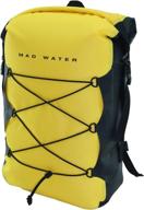 mad water waterproof roll top backpack logo