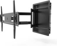 kanto r500 full motion in-wall tv mount for 📺 46-80 inch tvs – ultra low profile, swivel, tilt, cable management logo