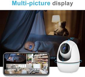 img 1 attached to 🏠 Enhance Home Security with eLinkSmart WiFi Camera: 1280x720 Resolution, 2-Way Audio, Motion Detection, Night Vision, Video Recording, Cloud Storage & More