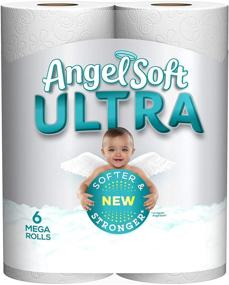 img 4 attached to Angel Soft Ultra 2-Ply Toilet Paper, 6 Mega Rolls – 320 Sheets Total