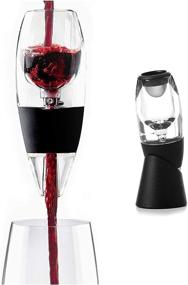 img 4 attached to 🍷 Prirodnii Wine Aerator and Decanter with Quick Aerating for Enhanced Wine Taste - Premium Bottle Pourer with Gift Travel Bag & Base