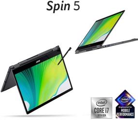 img 3 attached to 🖥️ Acer Spin 5 Convertible Laptop: 13.5" 2K Touch, Core i7, 16GB RAM, 512GB SSD, Wi-Fi 6, Active Stylus