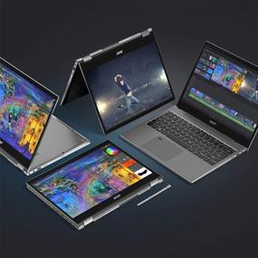 img 1 attached to 🖥️ Acer Spin 5 Convertible Laptop: 13.5" 2K Touch, Core i7, 16GB RAM, 512GB SSD, Wi-Fi 6, Active Stylus