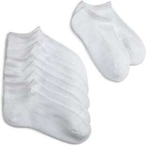img 4 attached to High-Quality Jefferies Socks Girls Seamless Sport Low-Cut Half-Cushion Socks - Pack of 6 for Ultimate Comfort