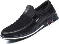 👞 cosidram loafers microfiber leather driving men's shoes - premium loafers & slip-ons logo