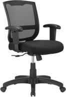 🪑 eurotech seating black mesh maze task chair logo