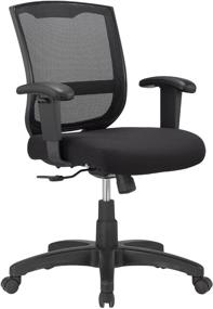 img 4 attached to 🪑 Eurotech Seating Black Mesh Maze Task Chair