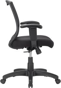 img 2 attached to 🪑 Eurotech Seating Black Mesh Maze Task Chair