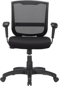 img 3 attached to 🪑 Eurotech Seating Black Mesh Maze Task Chair