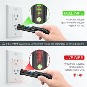 img 3 attached to Urwise AC Non-Contact Voltage Tester 2021: Voltage Detector Pen with Buzzer Alarm and LED Flashlight