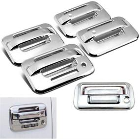 img 3 attached to 🚘 Улучшите ваш Ford F-150: Органы управления 4-х сторонние двери с кодовой панелью и крышкой багажного отделения Overun, покрытые трехслойным хромированием (2004-2014)