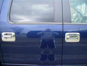 img 2 attached to 🚘 Улучшите ваш Ford F-150: Органы управления 4-х сторонние двери с кодовой панелью и крышкой багажного отделения Overun, покрытые трехслойным хромированием (2004-2014)