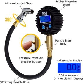 img 1 attached to 🚗 JACO ElitePro Digital Tire Pressure Gauge: Expert Accuracy & 200 PSI Power