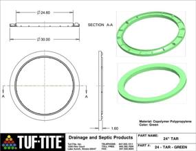 img 2 attached to 🕳️ Tuf-Tite 24 Inch TAR Adapter Ring: Durable and Efficient Solution for Proper Drainage System