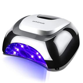 img 4 attached to 💅 MelodySusie LED UV Nail Lamp Salon: Professional Gel Nail Dryer with Fast Curing LED UV Gel Polish - 3 Timer Controls for Salon-Quality Nails (Classic Black)