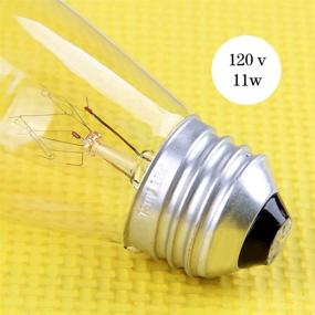 img 2 attached to 💡 Set of 30 Shatterproof S14 Clear Vintage Light Bulbs for Outdoor String Lights – 120V 11W for Patio and Outdoor Lighting