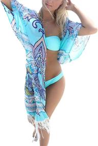 img 4 attached to 👙 Women's Clothing and Swimsuits & Cover Ups: Bsubseach Swimsuit Bikini Swimwear Cardigan