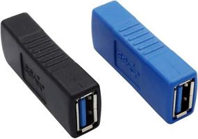 img 2 attached to 🔌 USB 3.0 Female to Female Adapter for Extending USB Cable Length (2-Pack)