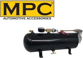 img 1 attached to 🚂 MPC M1 3-Trumpet Train Air Horn Kit with 110 psi Air System, 150dB+ Sound Level, Made with Metal