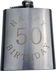 img 2 attached to 🥳 Cheers to 50 Years! Deluxe Flask Gift Set for a Memorable 50th Birthday Celebration