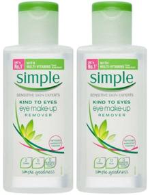 img 1 attached to 👁️ Soothing and Effective: Simple Kind To Eyes Eye Makeup Remover (Pack of 2), 4.2 Ounce
