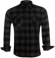 mcedar long sleeve flannel shirts for men's clothing – hangable shirts logo