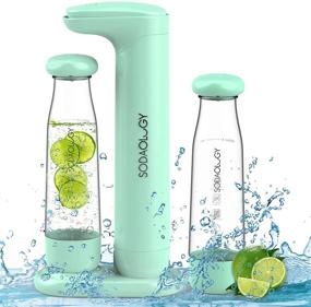 img 4 attached to 🥤 Sodaology Sparkling Water Soda Maker Kit with Two Carbonation Bottles and Fizz Infuser (CO2 Cylinder Sold Separately)