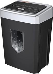 img 4 attached to 🔪 High-Performance Bonsaii 14-Sheet Cross-Cut Paper Shredder: 30-Minute Jam-Proof Shredding, Quiet Operation, Large Capacity Basket, Accepts Credit Cards and Staples