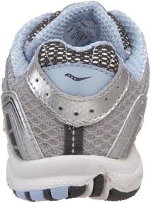 img 2 attached to 👟 Saucony Toddler Cohesion Sneaker - Girls' Shoes in Silver