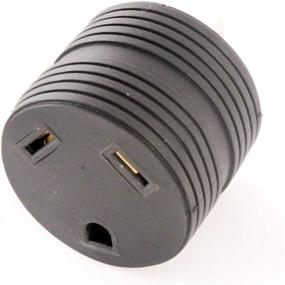 img 4 attached to 🔌 Versatile RV Electrical Adapter: 15 Amp Male to 30 Amp Female Plug - Secure Round Grip for Motorhome