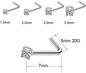 img 3 attached to TUQIA Diamond Surgical Retainer Piercing