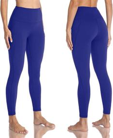 img 3 attached to 🏋️ HLTPRO Leggings with Pockets: High Waist Tummy Control Yoga Pants for Women - Perfect for Workout and Running