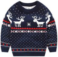 🎁 adorable amao children's christmas ugly sweater pullover jumper: perfect gift for fireplace fun! logo