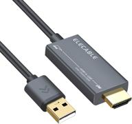 🎥 адаптер-кабель для захвата видео hdmi на usb с разрешением 1080p hd - запись игр, стриминга, обучения, видеоконференций для компьютера, телевизора, ps4/ps5, switch, xbox и многое другое (6ft) логотип