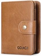 👝 goiacii men's genuine leather wallets – advanced blocking technology for optimal security logo