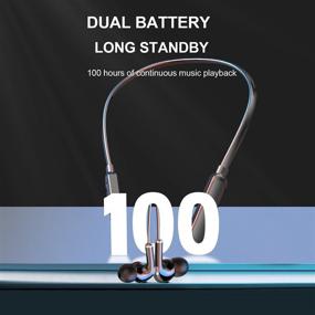 img 1 attached to Premium Bluetooth Earbuds: Stereo Sound, Noise Isolating, Tangle-Free - Perfect for Sports, iOS and Android Smartphones