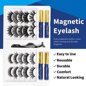 img 3 attached to TINGS SOUL Magnetic Eyelashes Waterproof