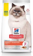 🐱 hill's science diet сухой корм для кошек старше 7 лет - формула для оптимальной пищеварительной системы. логотип