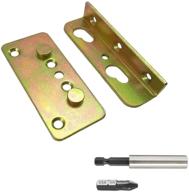 complete set of high-quality no mortise rail brackets with premium features logo