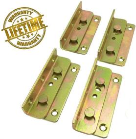 img 3 attached to Complete Set of High-Quality No Mortise Rail Brackets with Premium Features