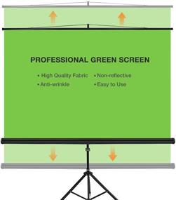 img 2 attached to 📸 Yesker Green Screen Photo Video Studio Backdrop - Portable Anti-wrinkle Collapsible Chroma Key Panel Background with Aluminum Alloy Stand - Quick Assembly for Video Studio Shoots and Live Gaming