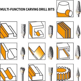 img 1 attached to Canitu 10Pieces Tungsten Carbide Grinding