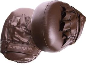 img 1 attached to Sanabul Battle Forged Striking Air-Punch Focus Mitts - Ideal for Boxing, MMA, Kickboxing, and Muay Thai (Pair)