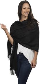 img 3 attached to Cashmere Class Large Soft Scarf Women's Accessories for Scarves & Wraps